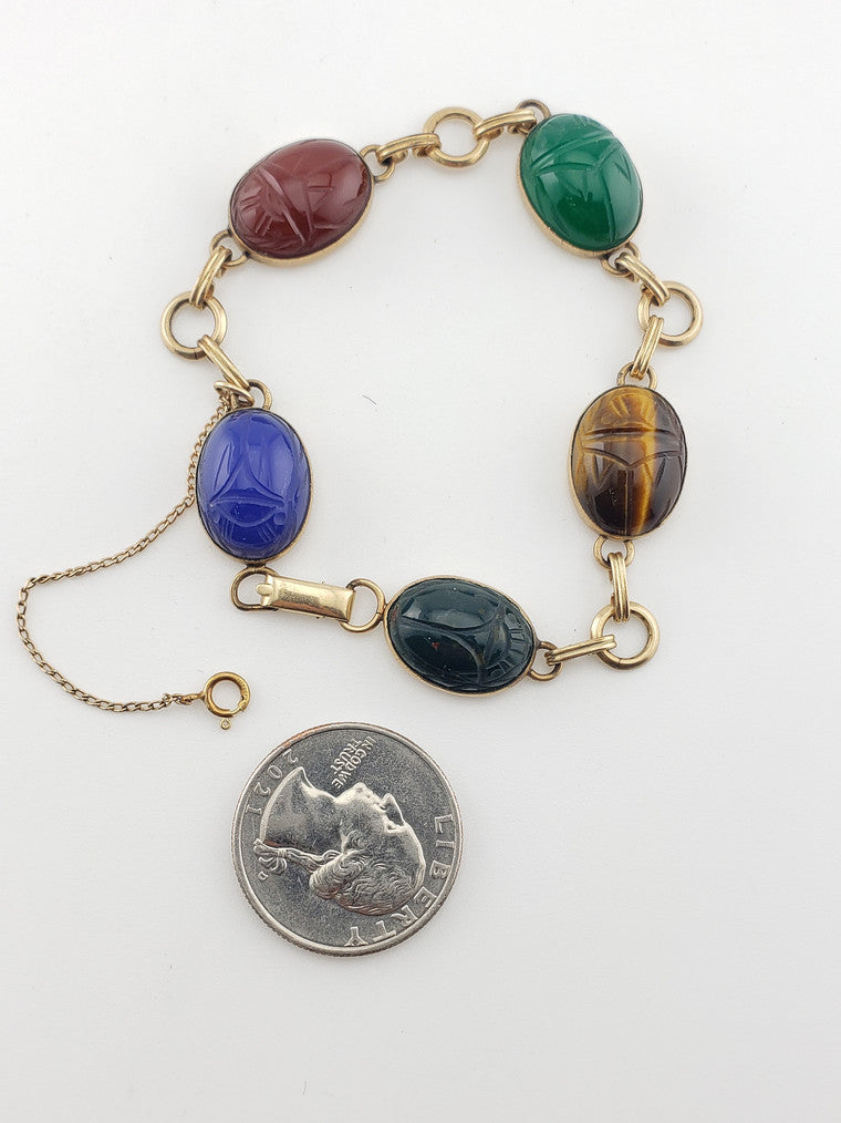 C.1940 GF Scarab Bracelet