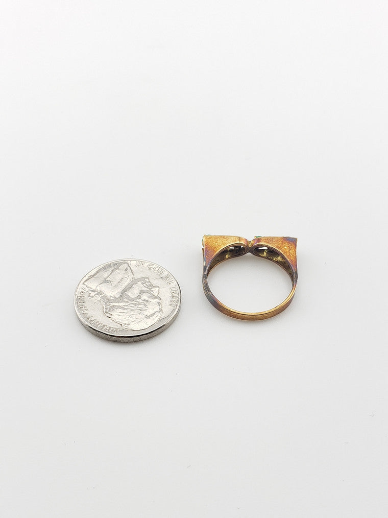 Jade Row Ring