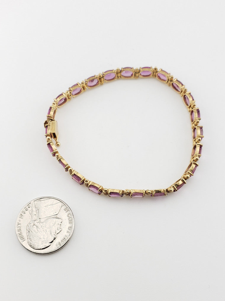Pink Sapphire Bracelet