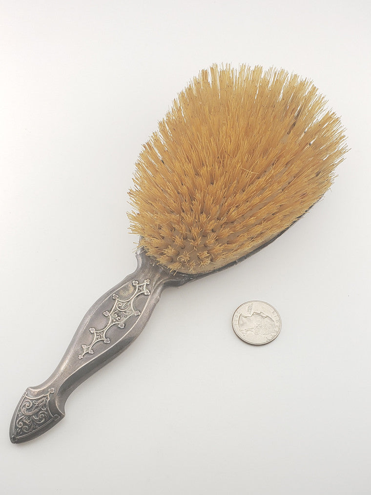 Antique SS Vanity Hair Brush