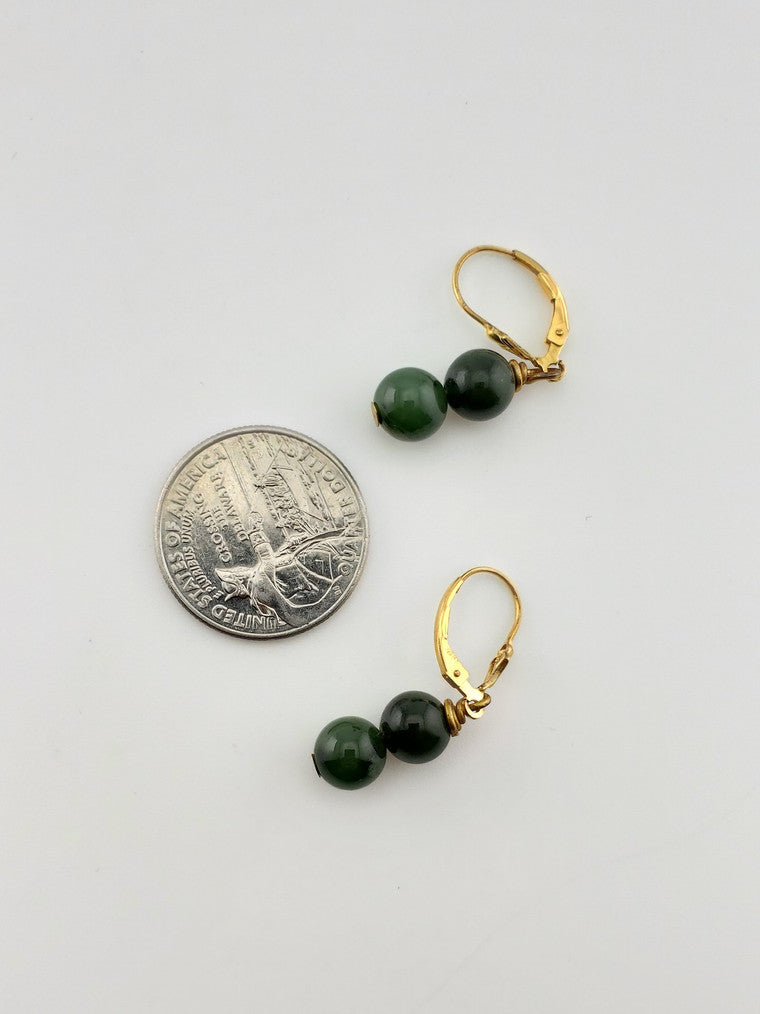GF Jade Earrings