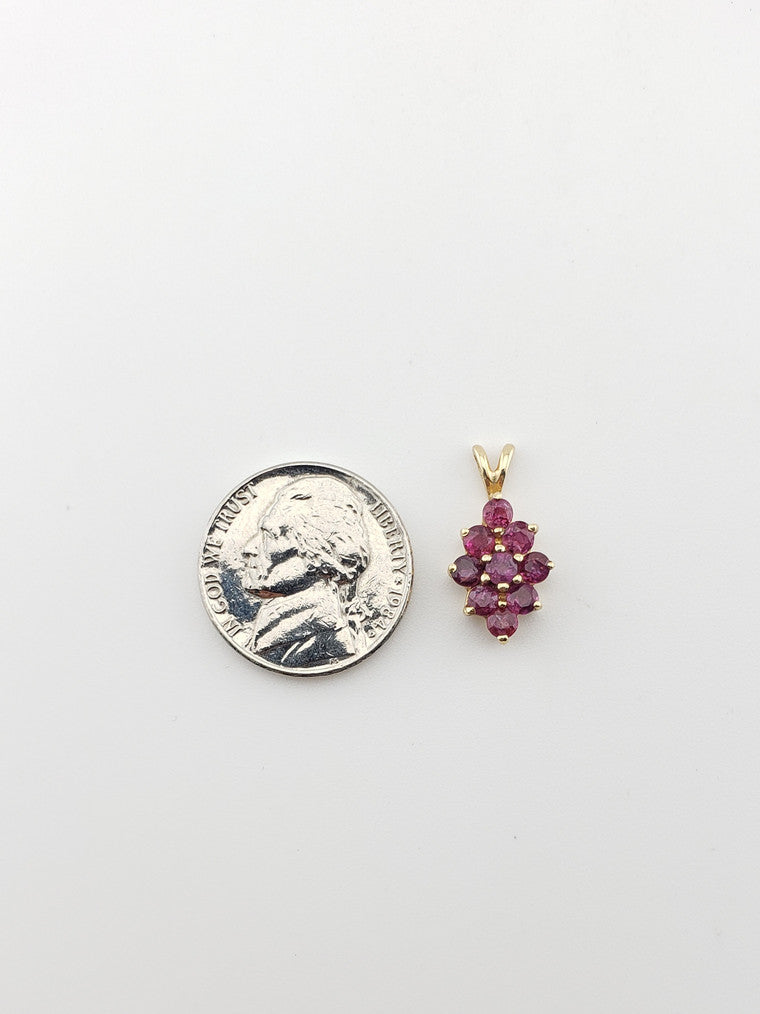 Prong-Set Ruby Pendant
