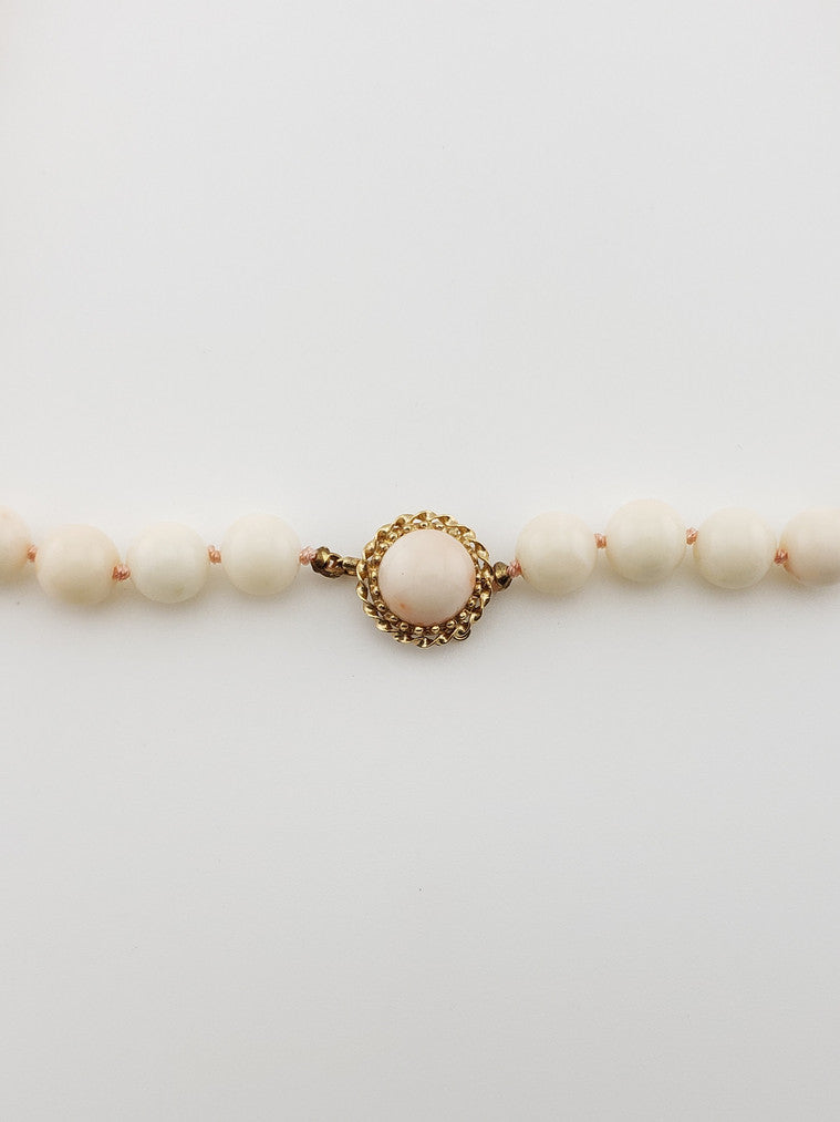 Coral Strand w/ Coral Clasp 17”