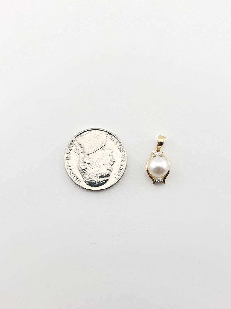Pearl and Diamond Enhancer Charm
