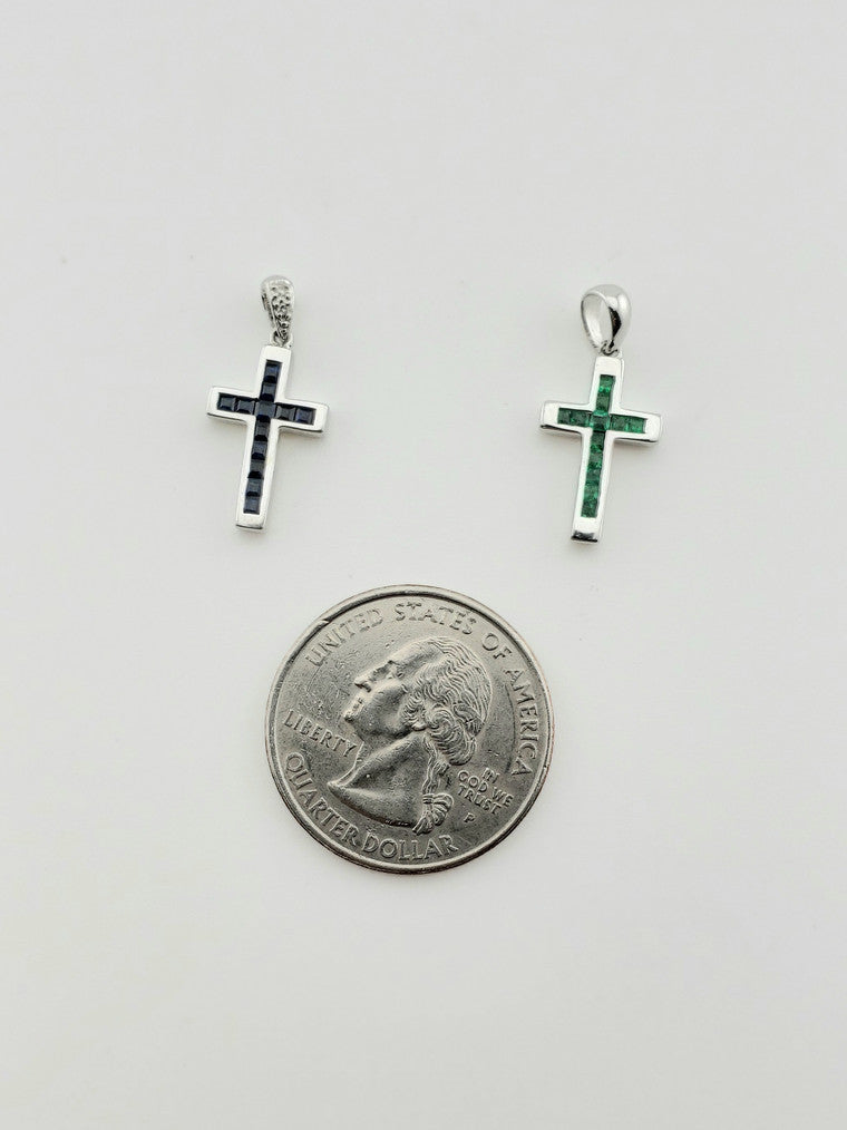Gem Cross Pendants