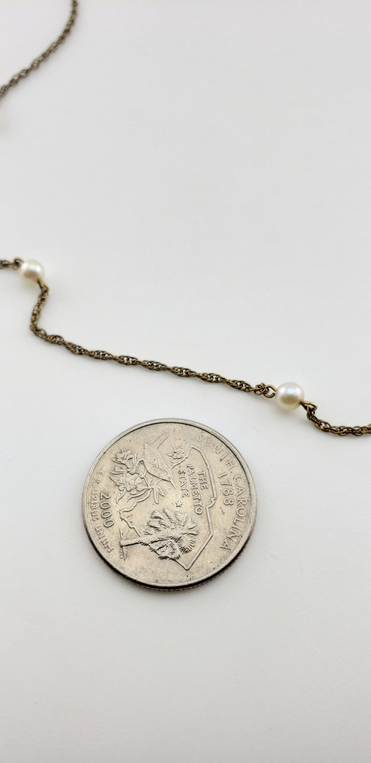 GF 5 Pearl Necklace