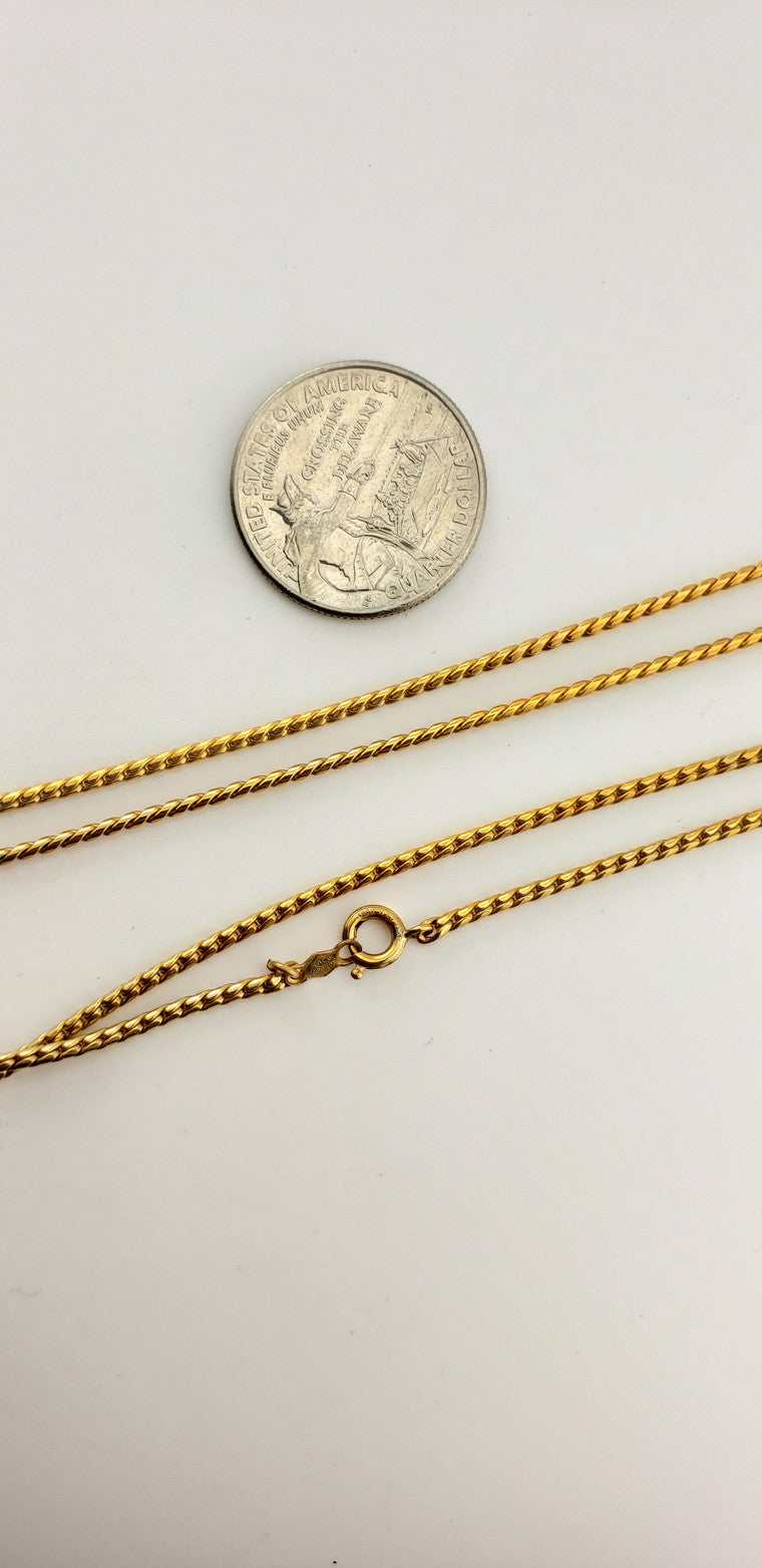 GF Silk Rope Necklace