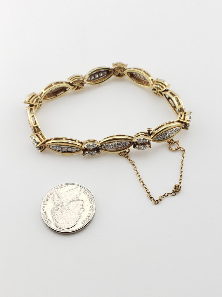 Marquise Shape Bracelet