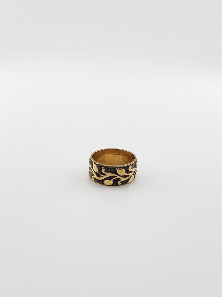 Oxidized Leaf Band