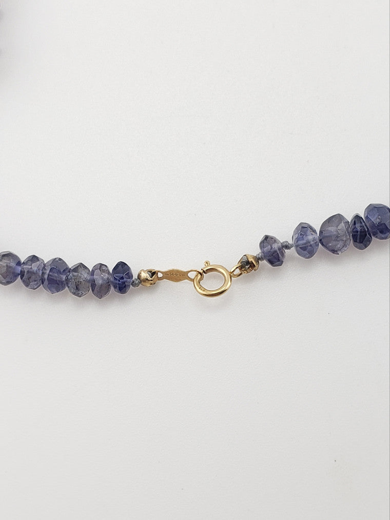 Faceted Iolite Strand - 16"
