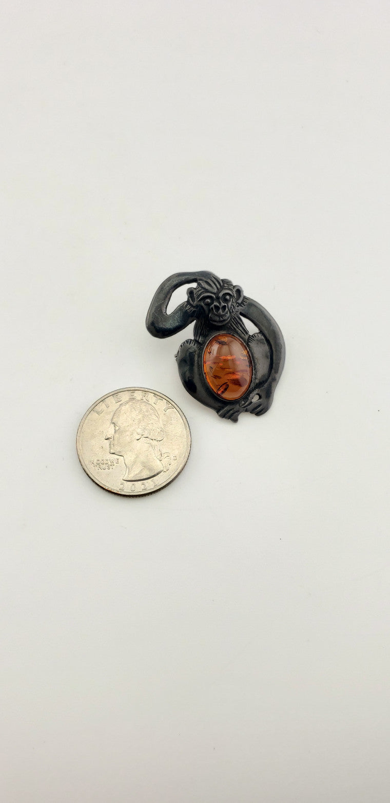 Silver Amber Monkey