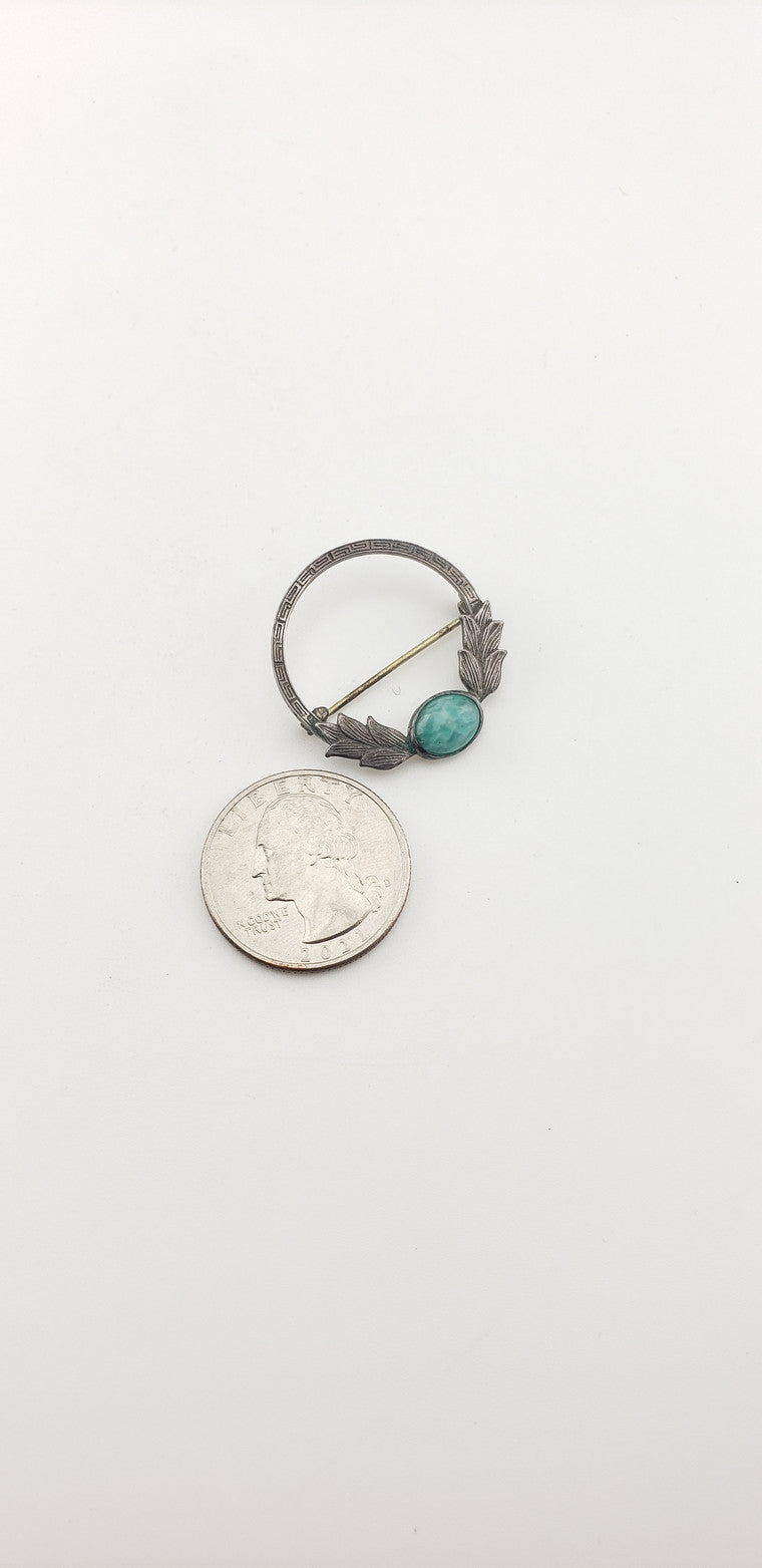 SS Deco Brooch Pin