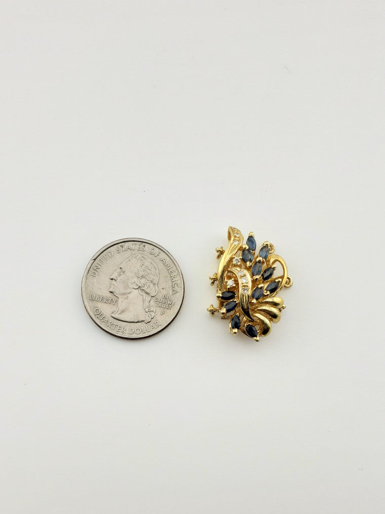 Marquise Sapphire Clasp