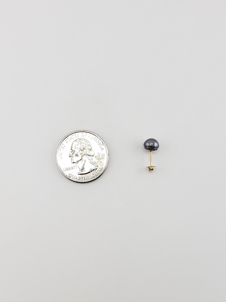 Pearl Studs- Gray #1