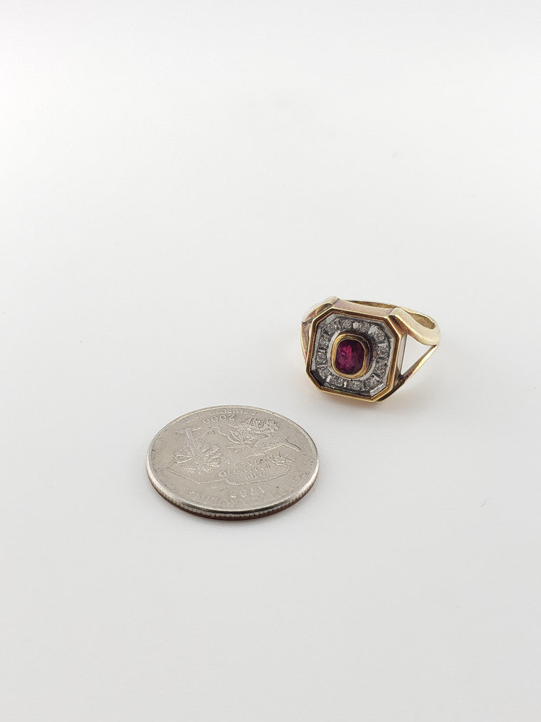 Art Deco Ruby Ring
