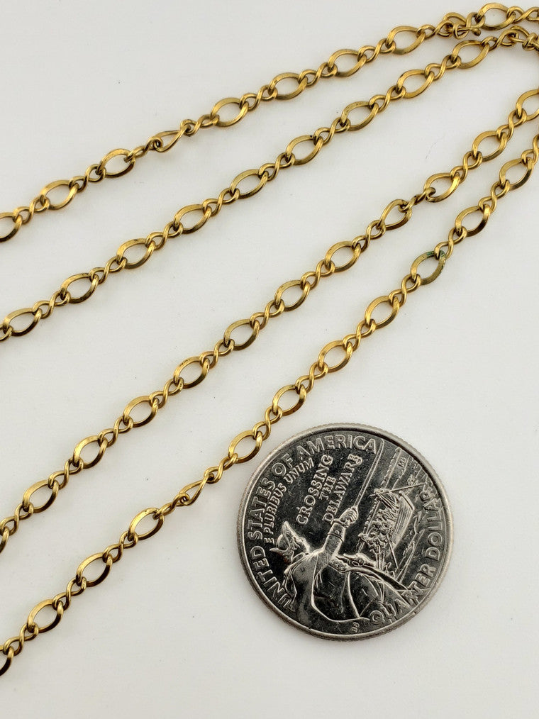GF Small Oval Link Chain Necklace