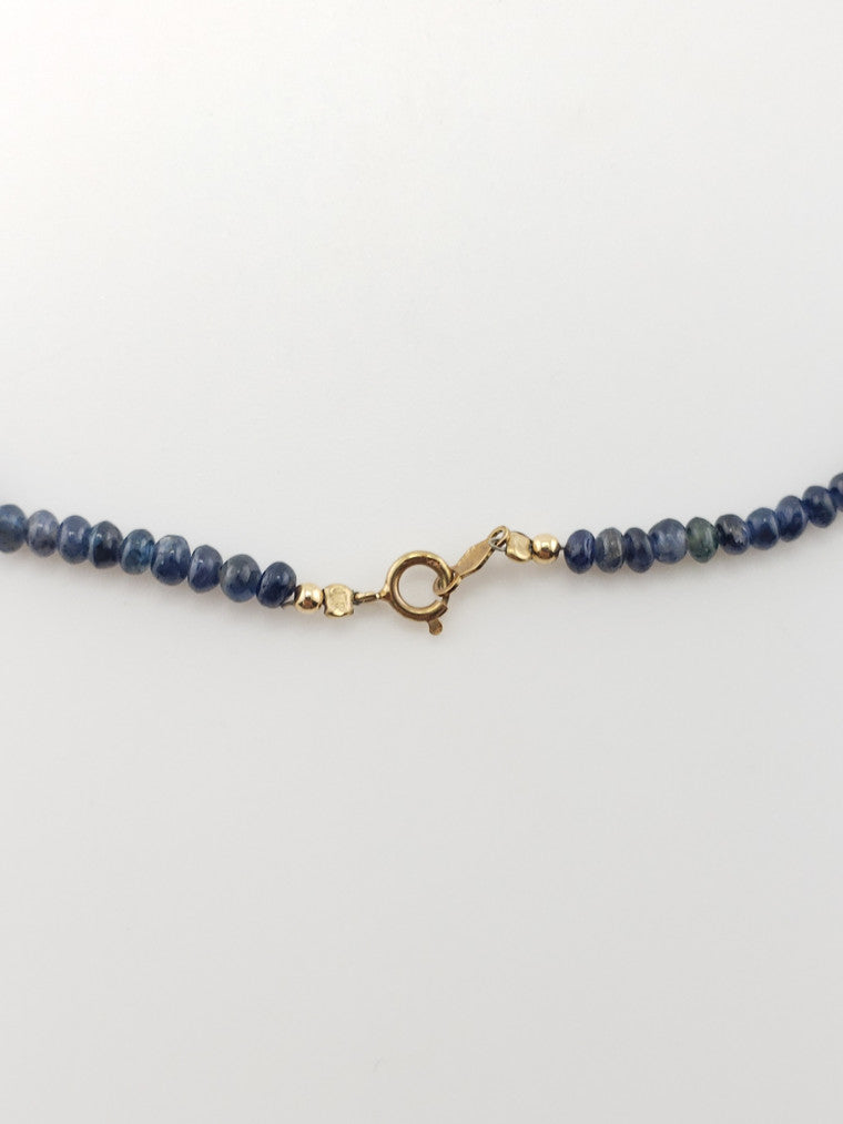 Tiny Sapphire Strand - 16.5"