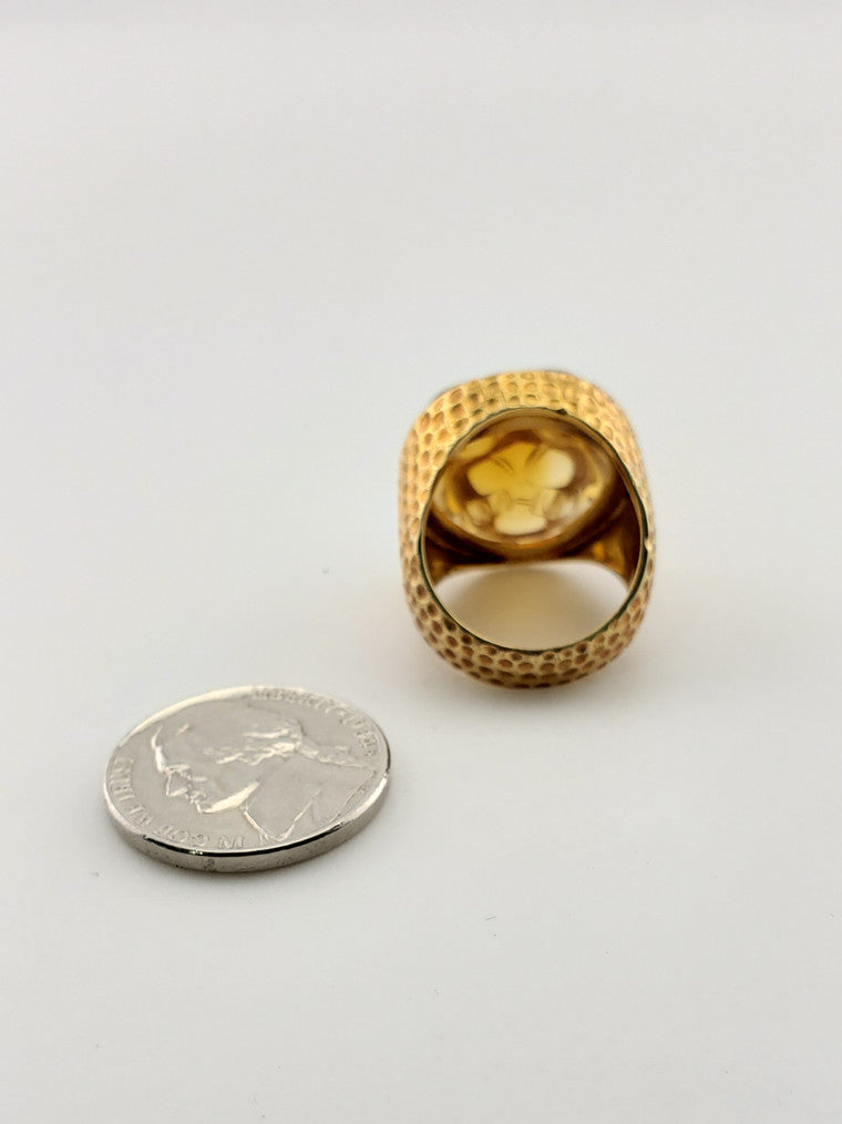 Citrine Cougar Ring