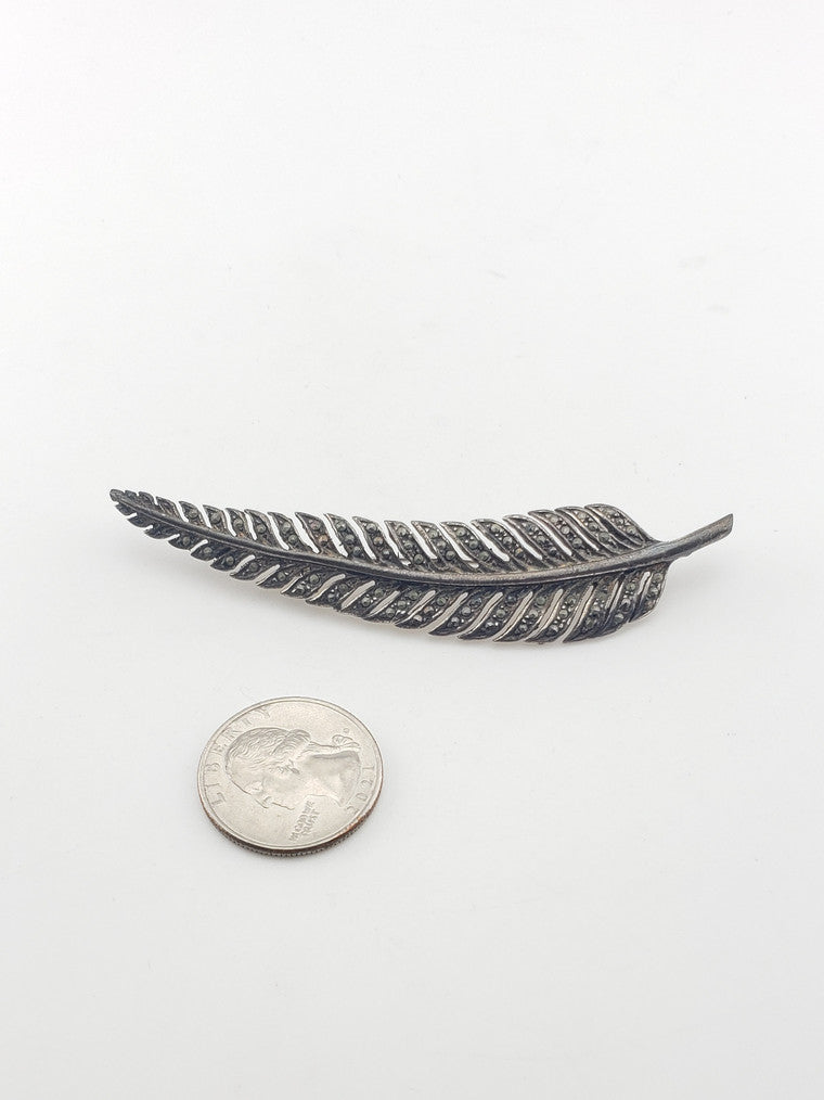 SS Feather Pin