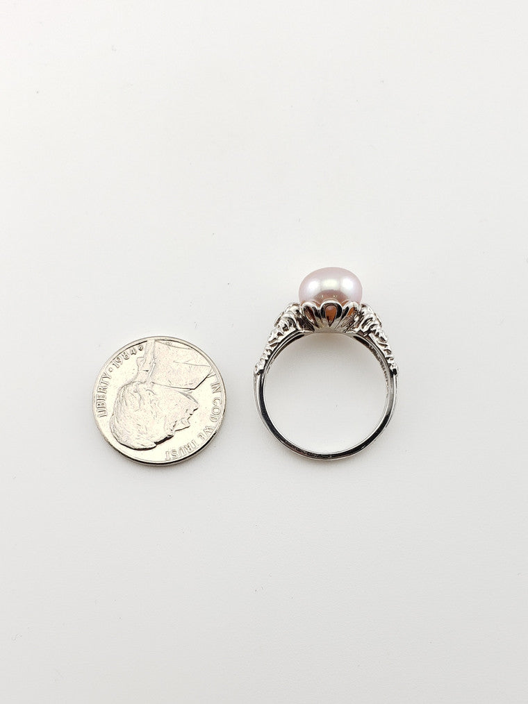 Lavendar Pearl Ring