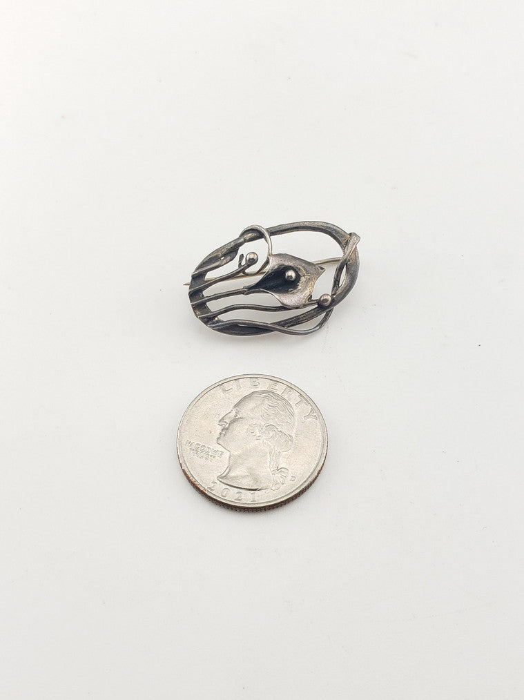 C.1890 Art Nouveau SS Lily Pn