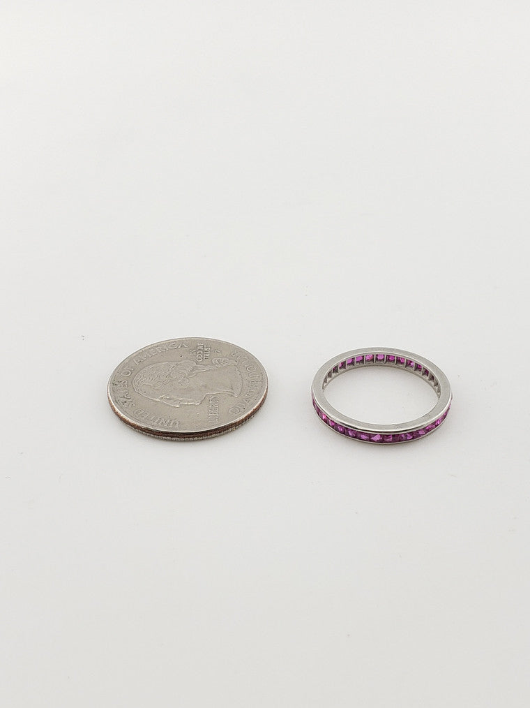 Platinum Ruby Band