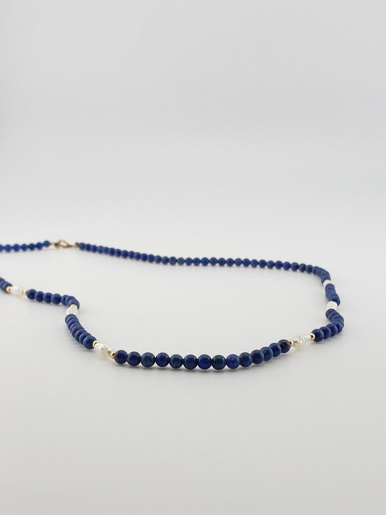 Lapis & Pearl Strand