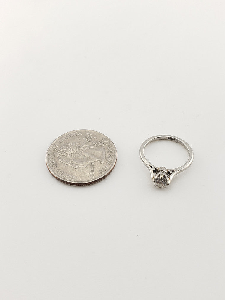 Platinum Diamond Solitaire Ring