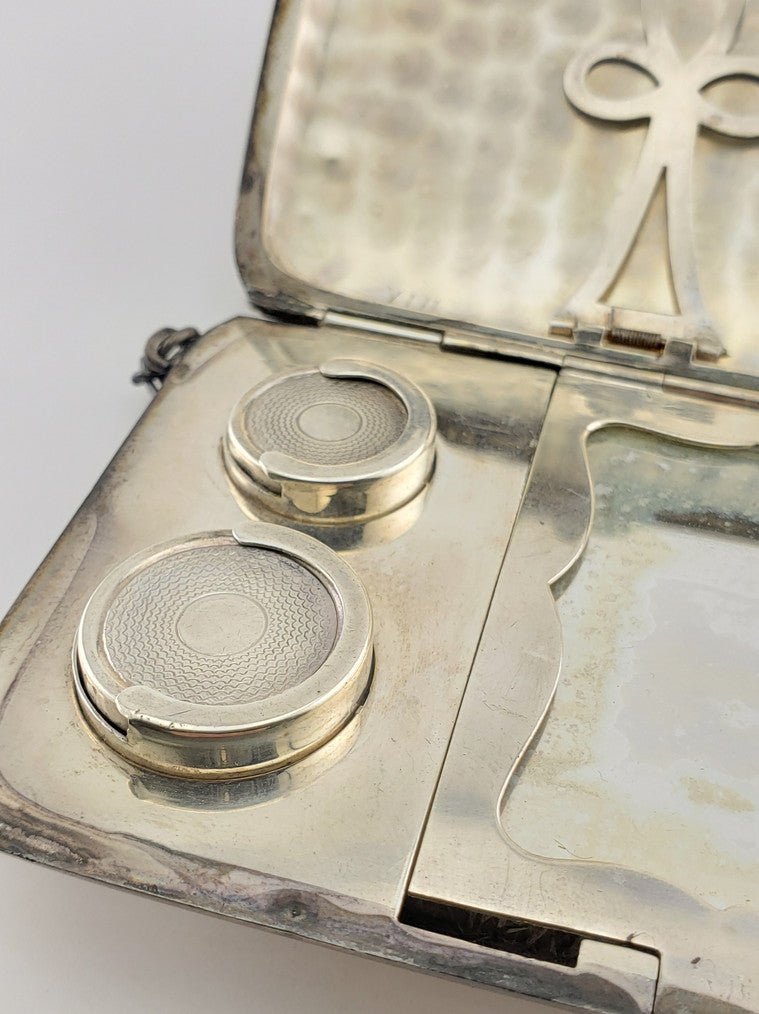 C.1916 Silver Compact Purse