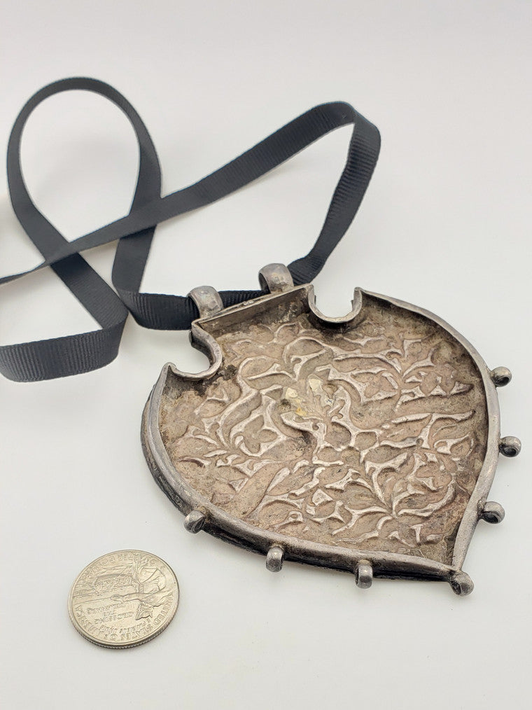 Antique Silver Ceremonial Pendant