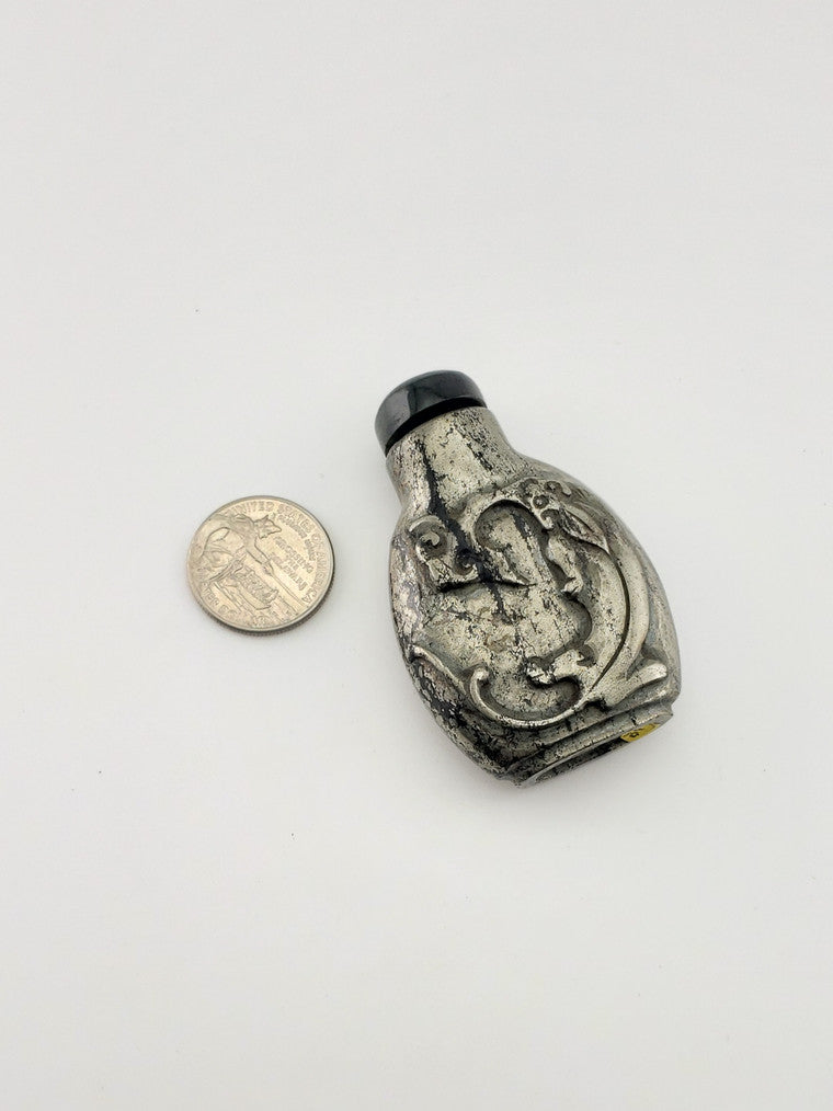 Small Mongolian Silver Snuff
