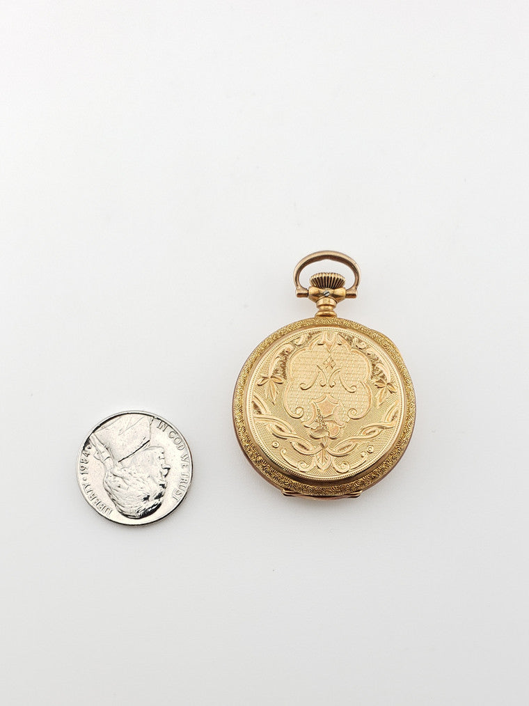 Hampden Engraved Pocket Watch