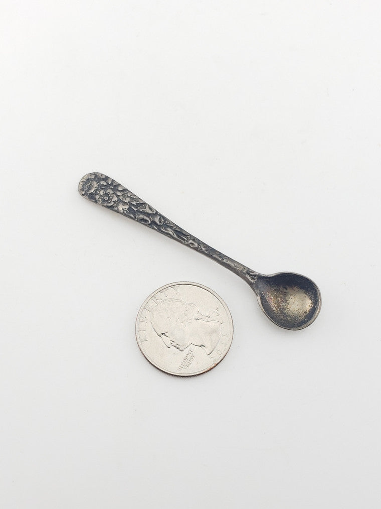 SS Vintage Mini Floral Spoon