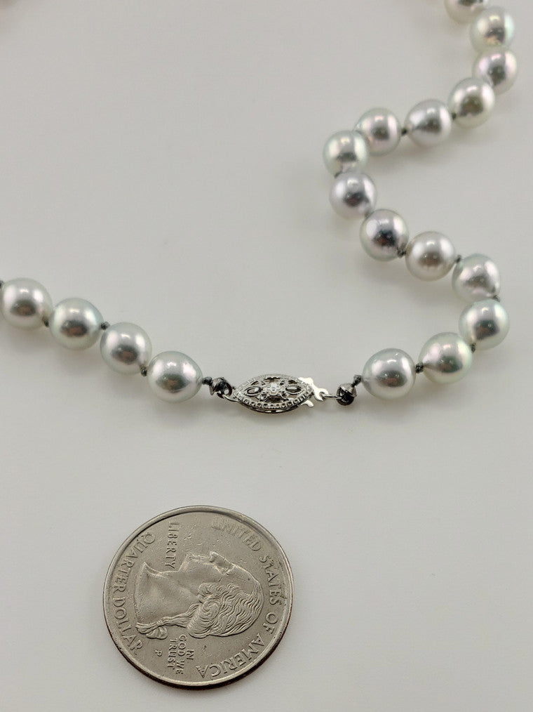 Pearl Strand #4 - Silver Pearl