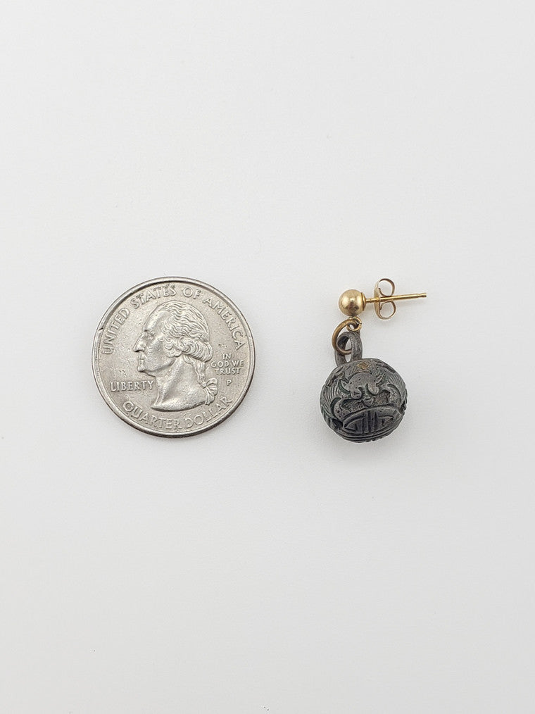 Antique Coin Earrings