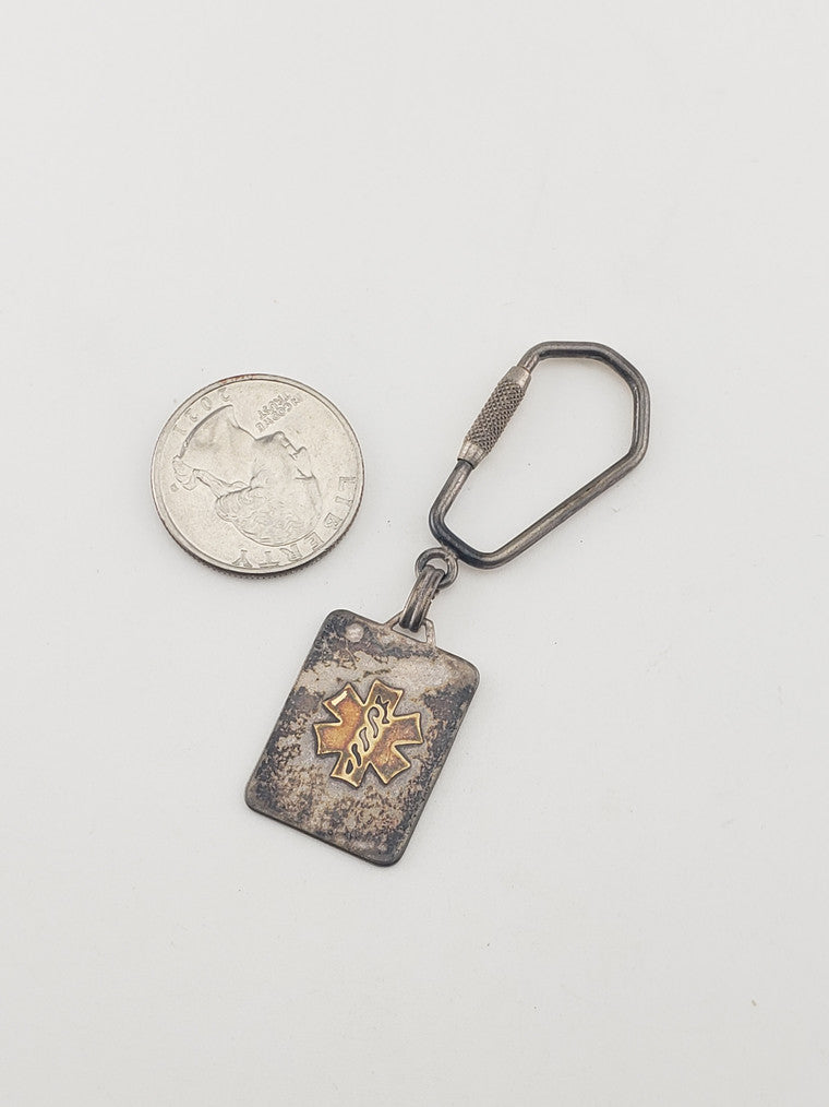 SS Medical Alert Key Ring