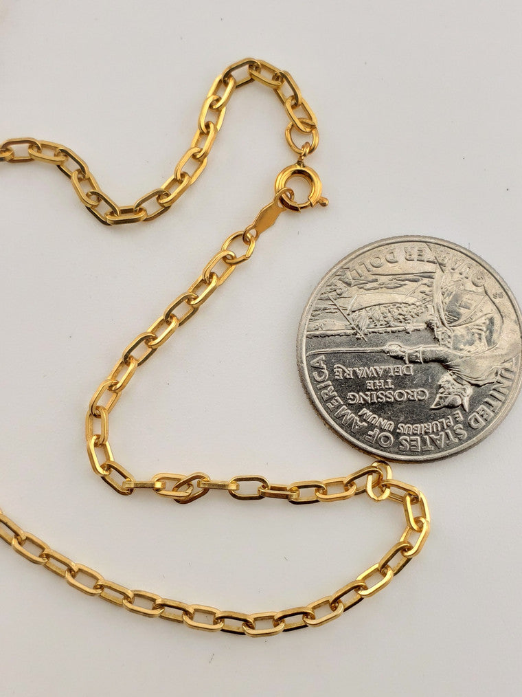 GF Oval Link Necklace