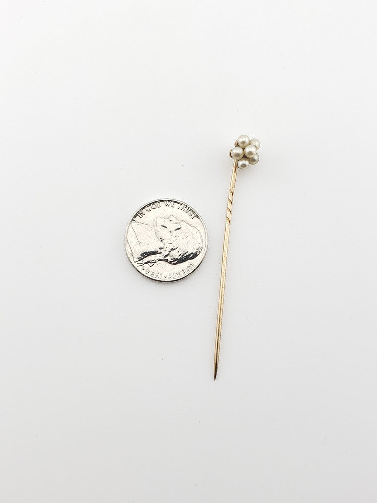 Flower Pearls Stickpin