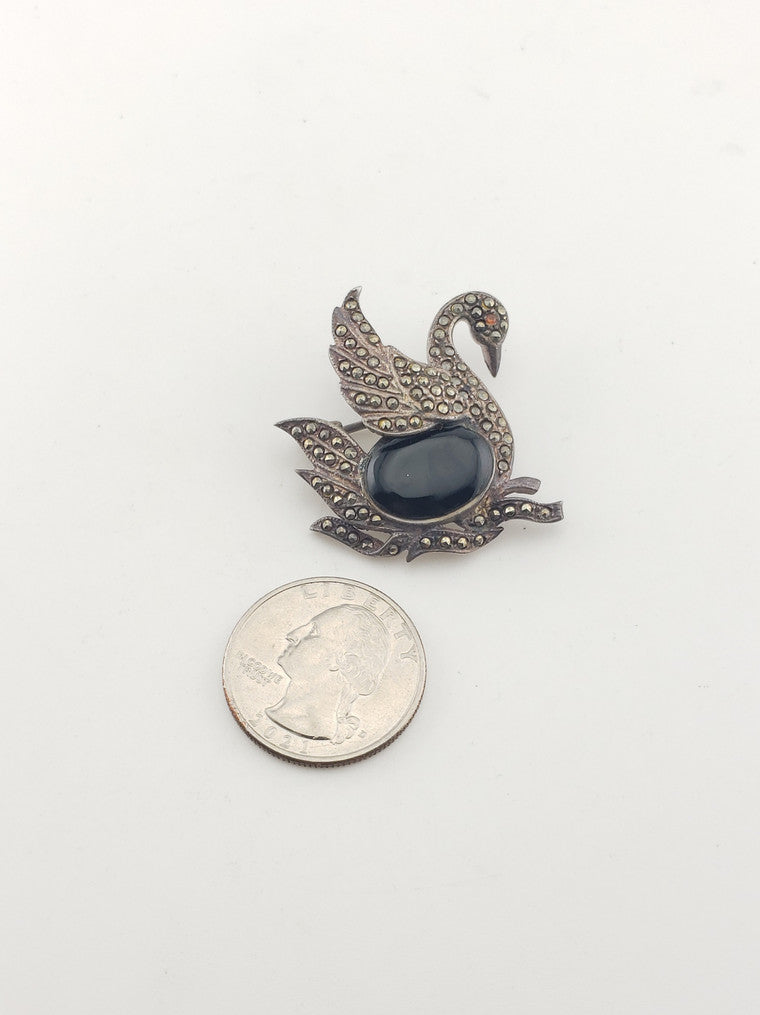 SS Swan w/ Black Onyx