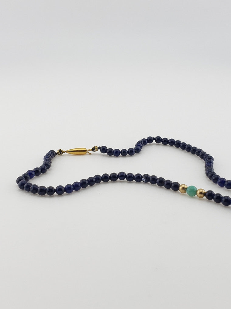 Sodalite and Amazonite Strand