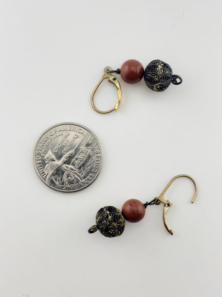 GF Jasper Earrings