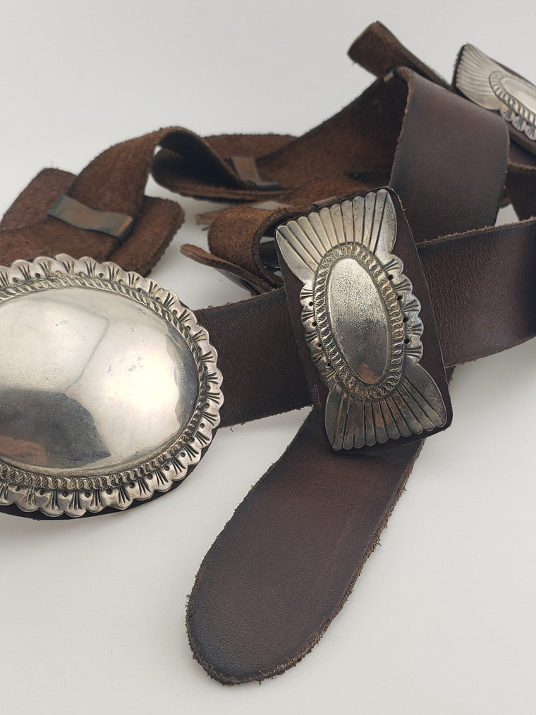 Sterling Brown Leather Belt