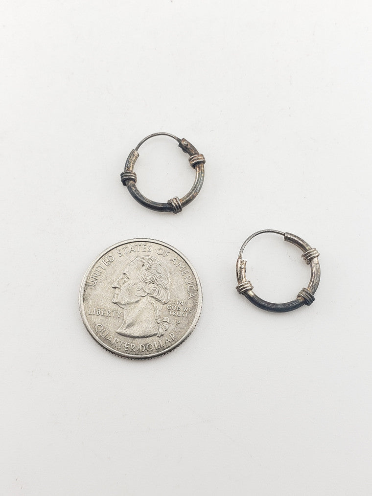 SS Rope Loop Earrings