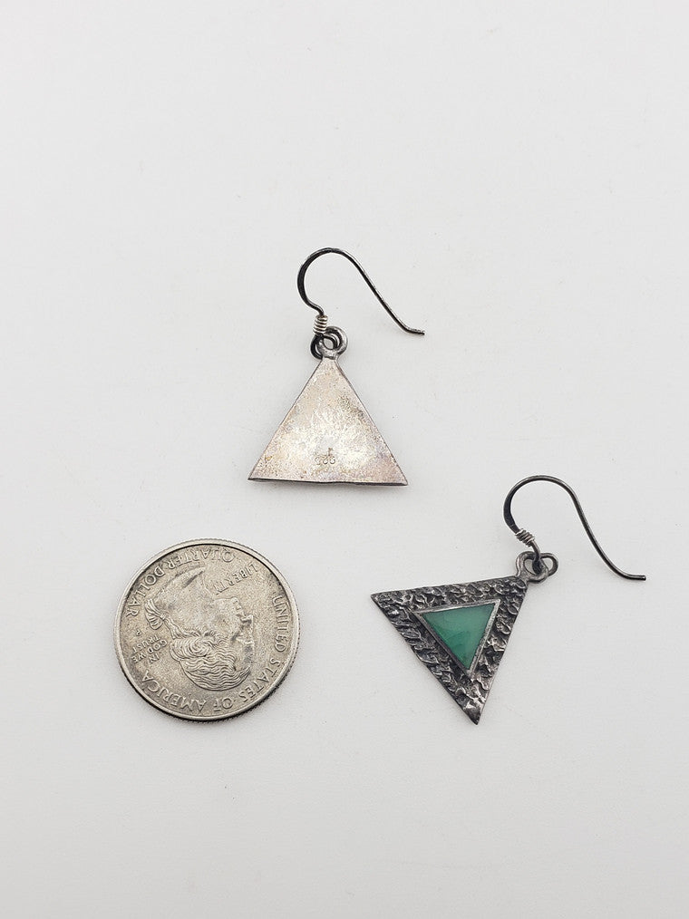 SS Vintage Triangle Earrings