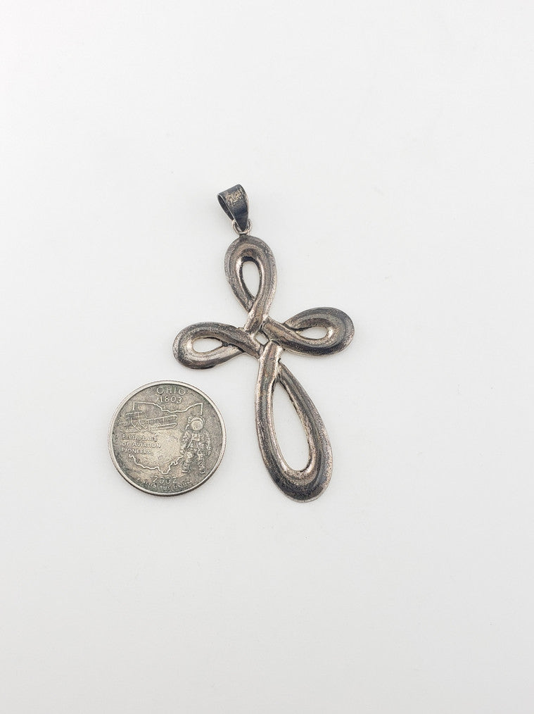 SS Cross Pendant #13