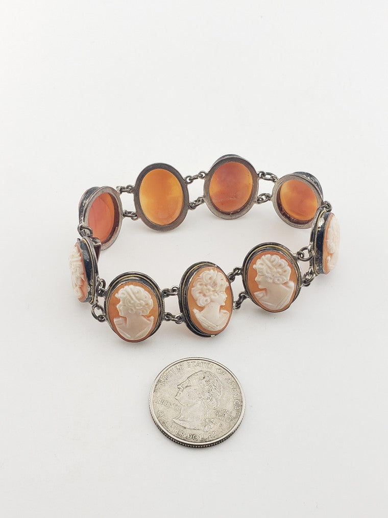 SS Flex Cameo Bracelet