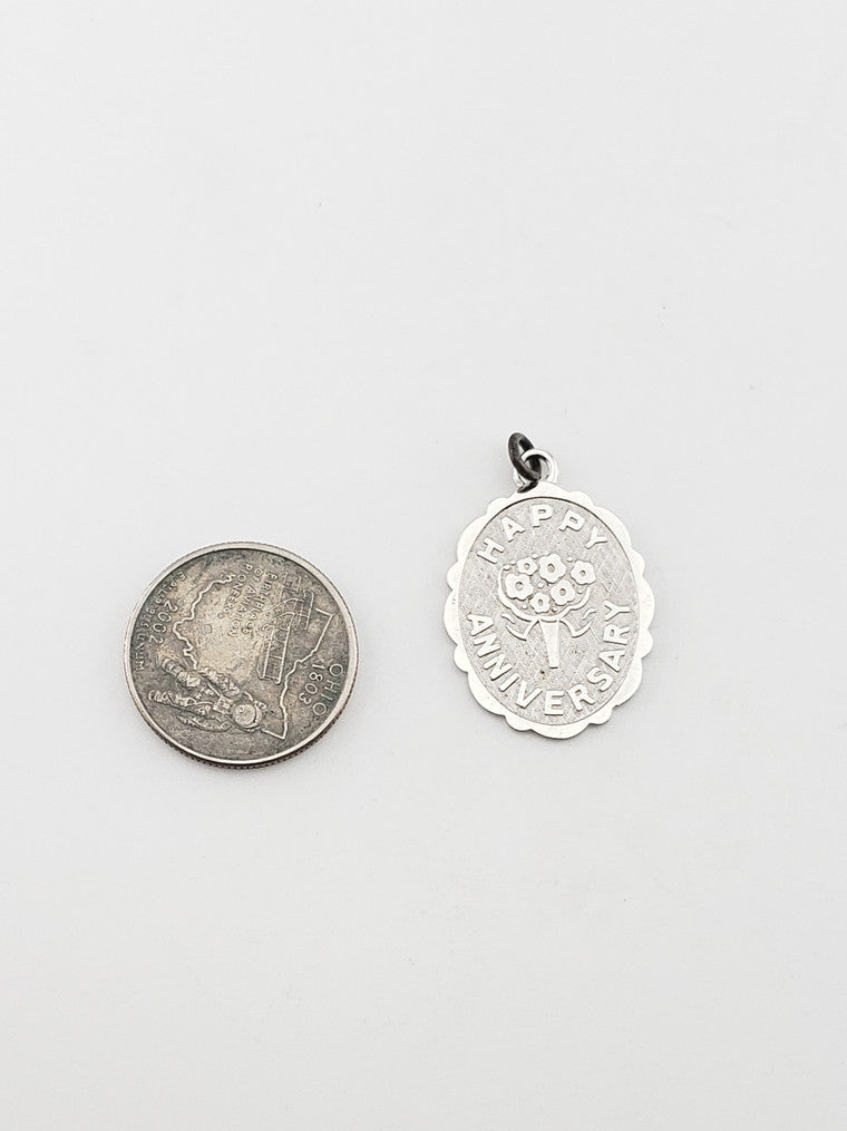 SS "Happy Anniversary" Charm