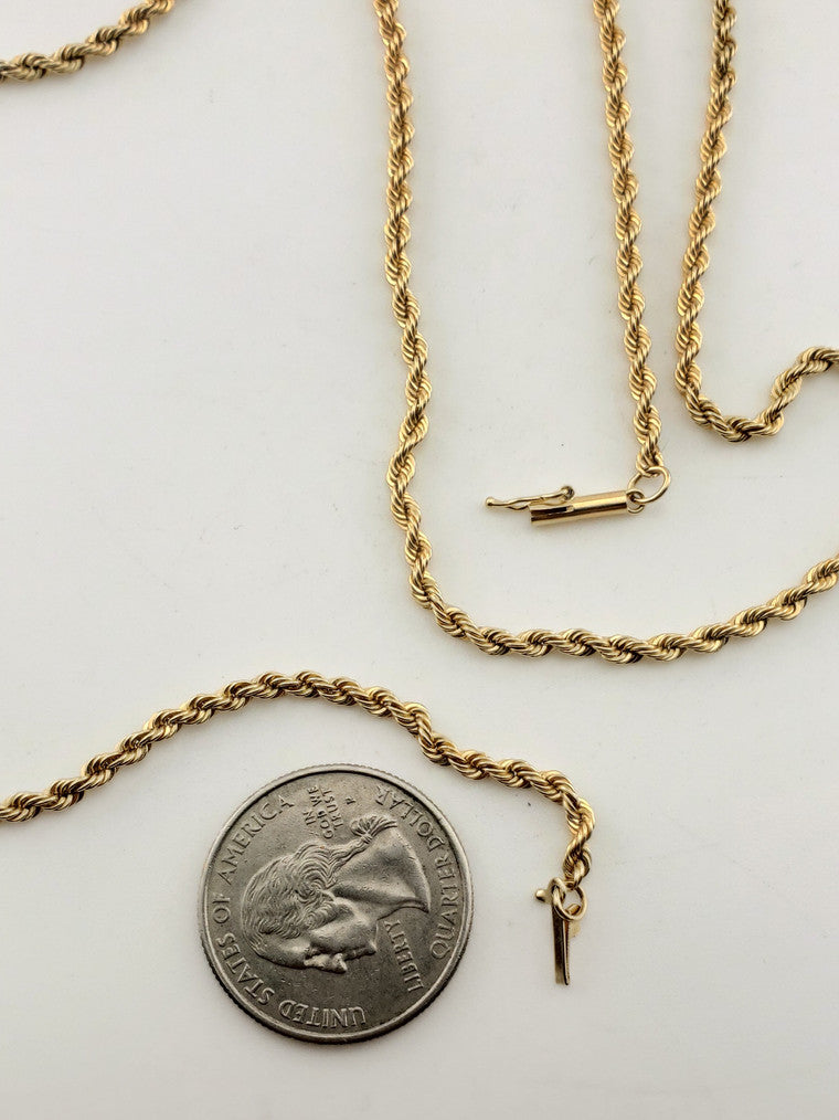 24” Rope Chain Necklace