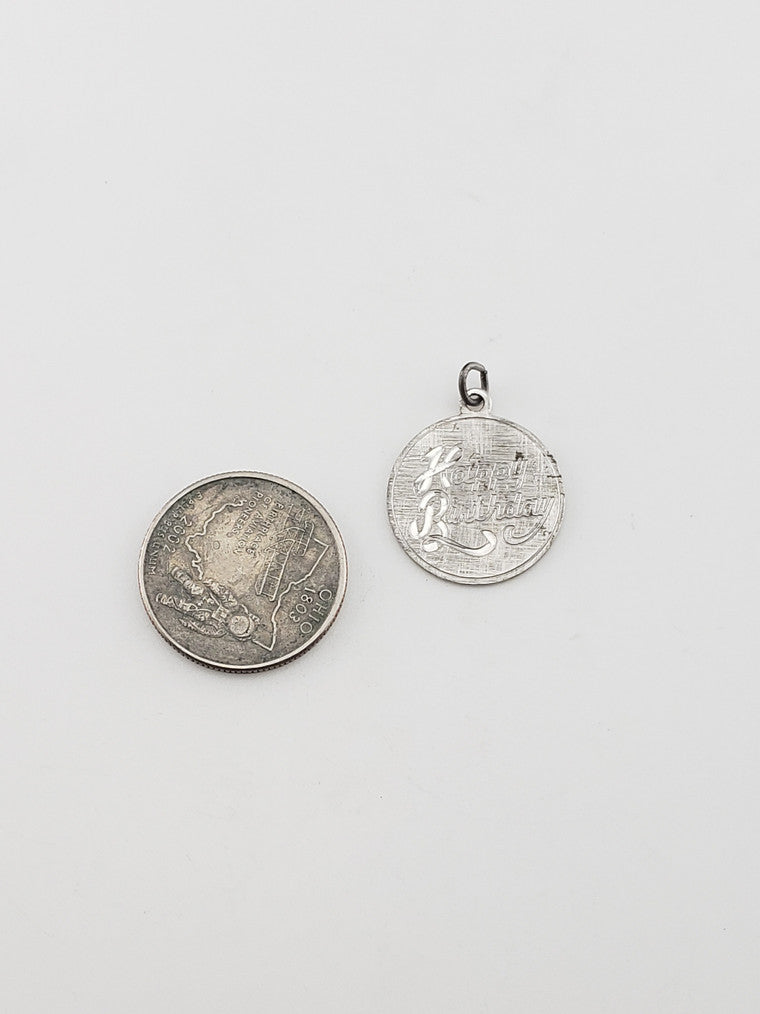 SS "Happy Birthday" Charm