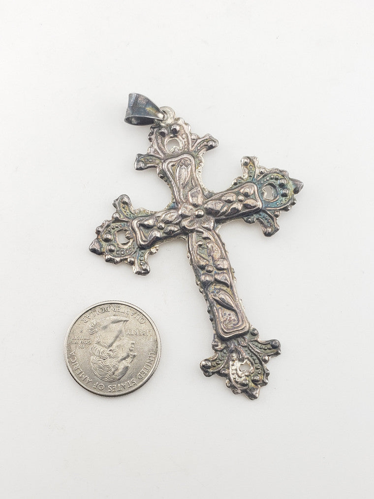 SS Cross Pendant #15